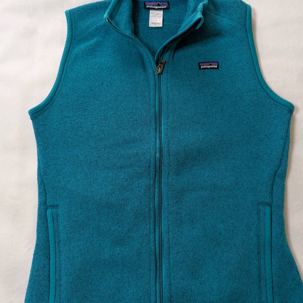 PATAGONIA BETTER SWEATER VEST - WMNS M - EXCELLENT - FLEECE FULL ZIP